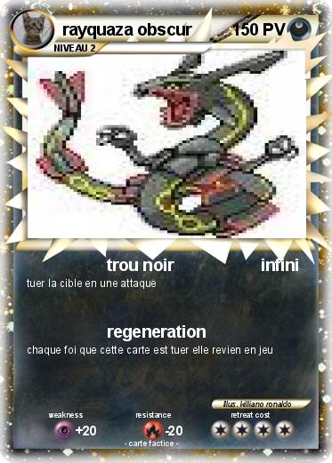 Pokemon rayquaza obscur
