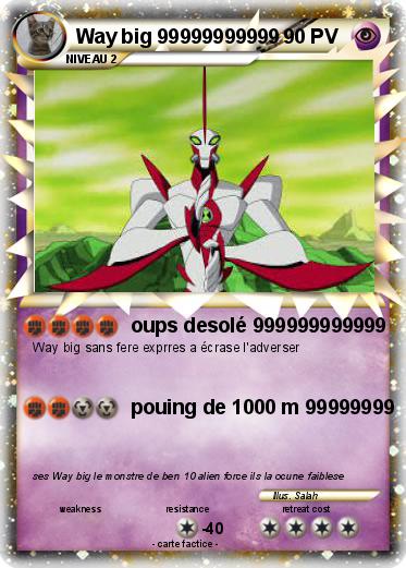 Pokemon Way big 99999999999