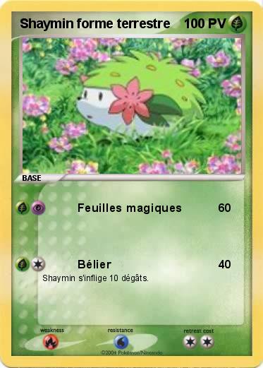 Pokemon Shaymin forme terrestre