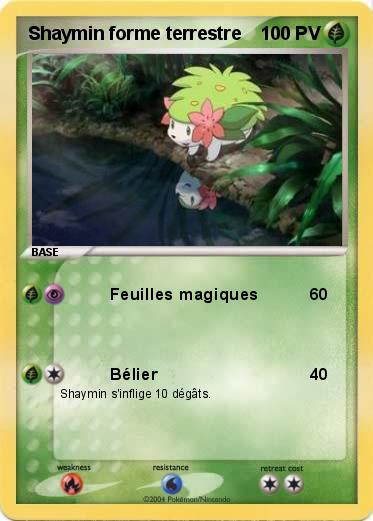Pokemon Shaymin forme terrestre