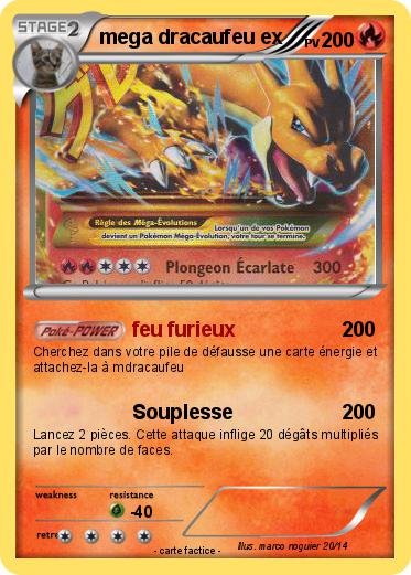 Pokemon mega dracaufeu ex