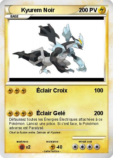 Pokemon Kyurem Noir