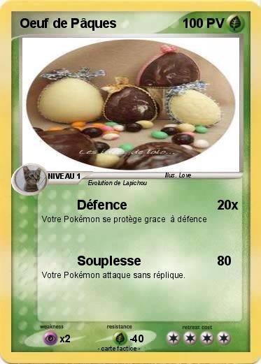 Pokemon Oeuf de Pâques
