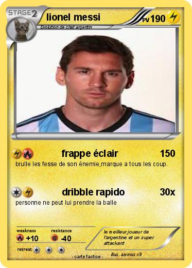 Pokemon lionel messi