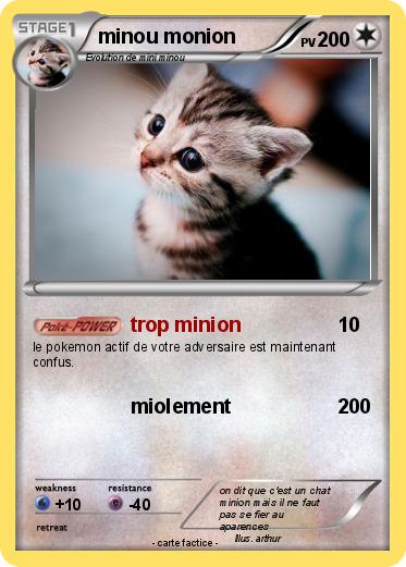 Pokemon minou monion