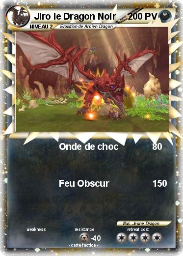 Pokemon Jiro le Dragon Noir