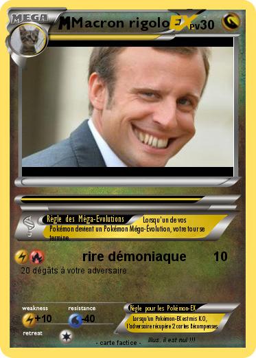 Pokemon Macron rigolo