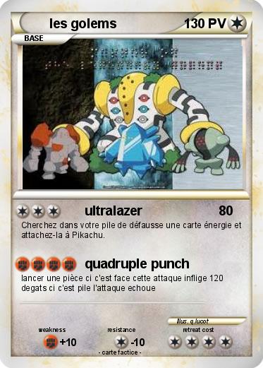 Pokemon les golems