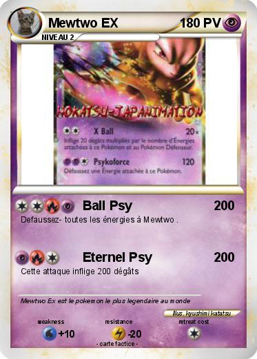 Pokemon Mewtwo EX