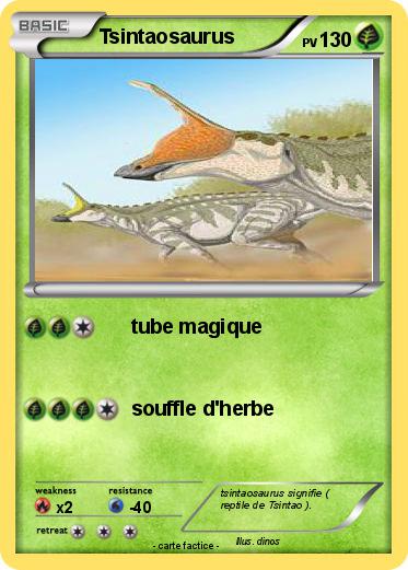 Pokemon Tsintaosaurus