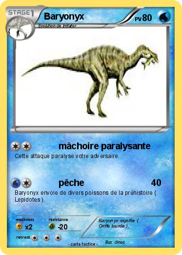 Pokemon Baryonyx