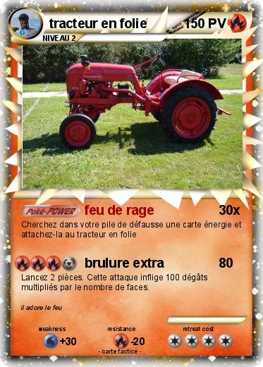 Pokemon tracteur en folie