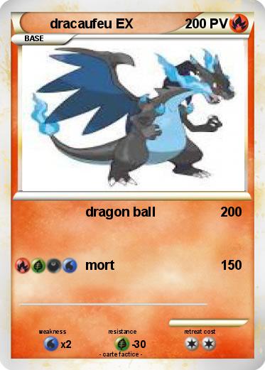 Pokemon dracaufeu EX