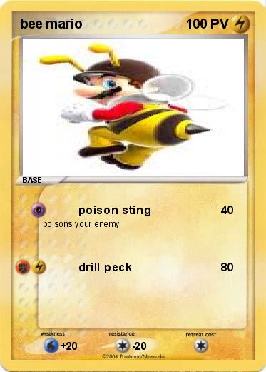Pokemon bee mario