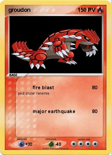 Pokemon groudon