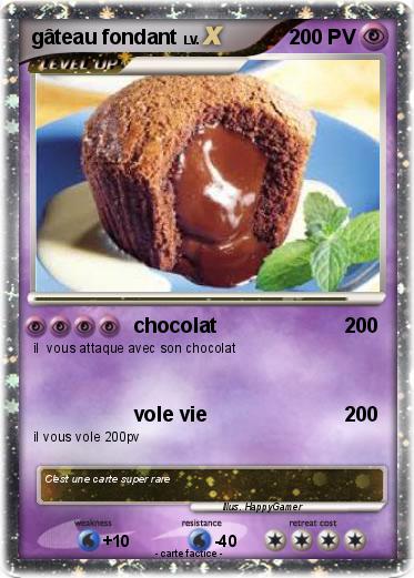 Pokemon gâteau fondant