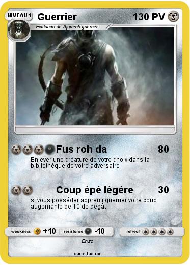 Pokemon Guerrier