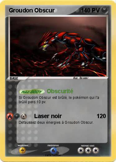 Pokemon Groudon Obscur