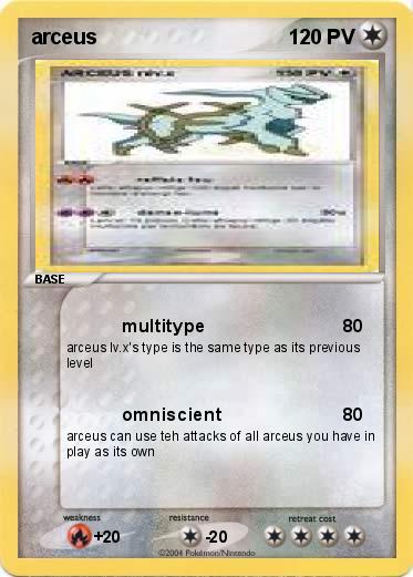 Pokemon arceus
