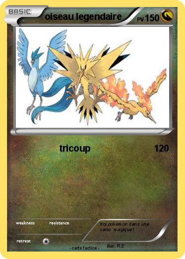 Pokemon oiseau legendaire