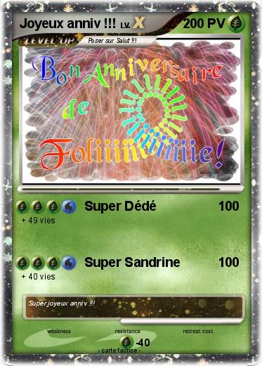 Pokemon Joyeux anniv !!!