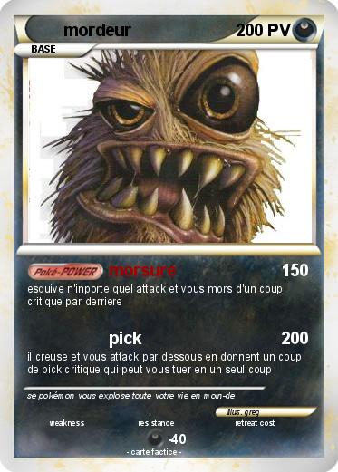 Pokemon mordeur