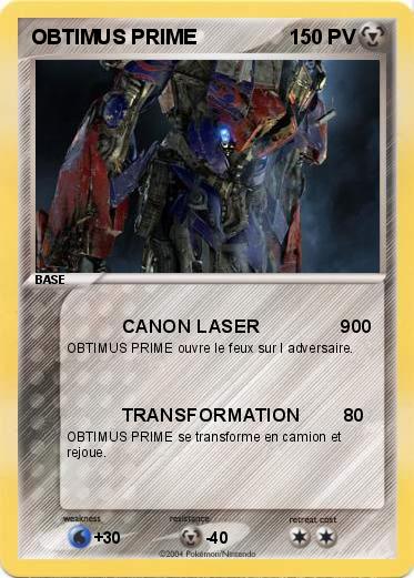Pokemon OBTIMUS PRIME