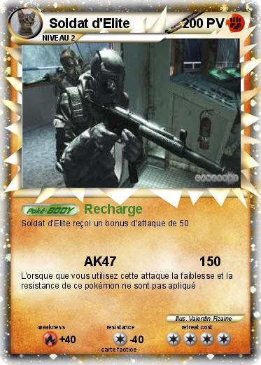Pokemon Soldat d'Elite