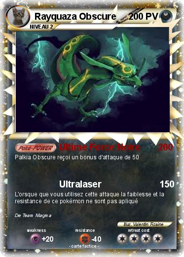 Pokemon Rayquaza Obscure