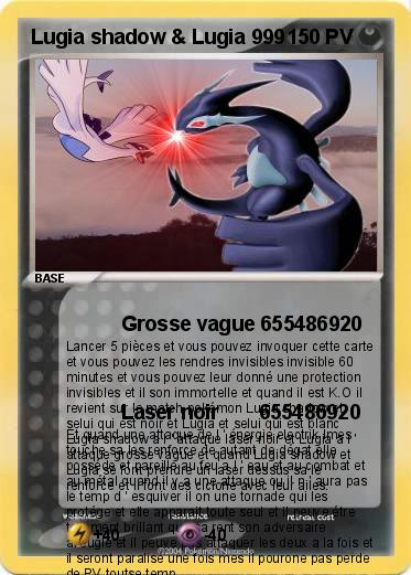 Pokemon Lugia shadow & Lugia 999