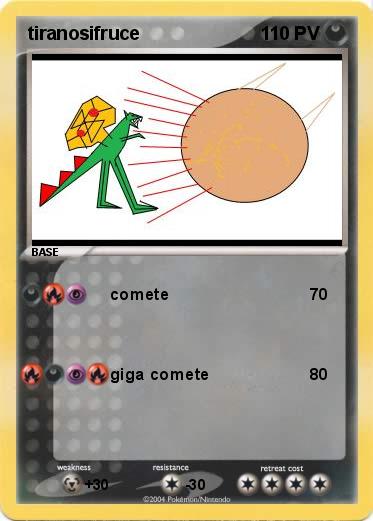 Pokemon tiranosifruce