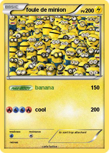 Pokemon foule de minion