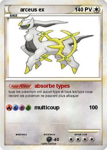 Pokemon arceus ex