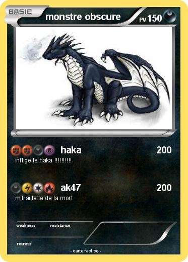 Pokemon monstre obscure