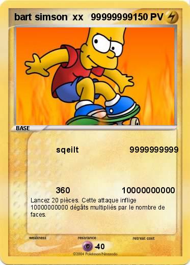 Pokemon bart simson  xx   99999999              