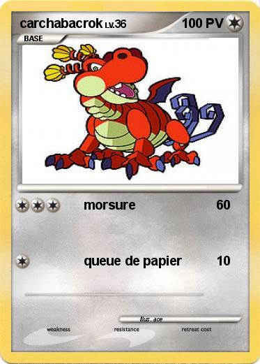 Pokemon carchabacrok