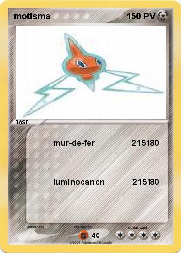 Pokemon motisma