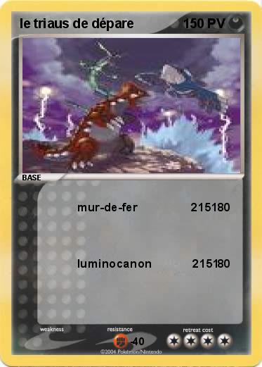 Pokemon le triaus de dépare                