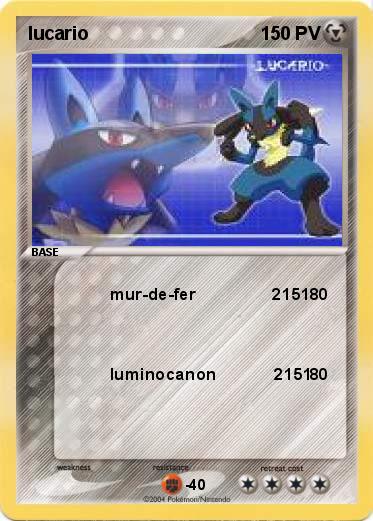 Pokemon lucario 