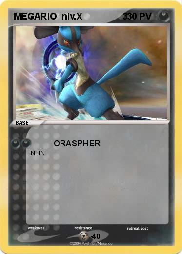 Pokemon MEGARIO  niv.X                3