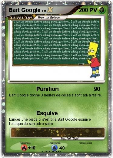Pokemon Bart Google