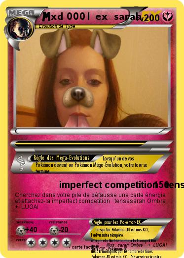 Pokemon xd 0001 ex  sarah