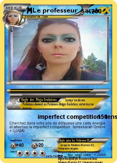 Pokemon Le professeur  sarah