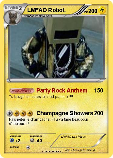 Pokemon LMFAO Robot.
