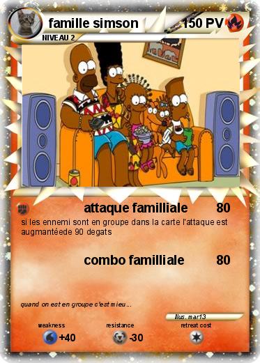 Pokemon famille simson