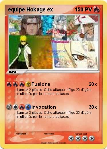 Pokemon equipe Hokage ex