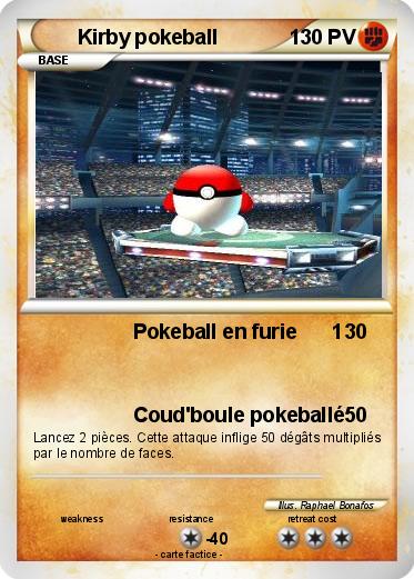 Pokemon Kirby pokeball