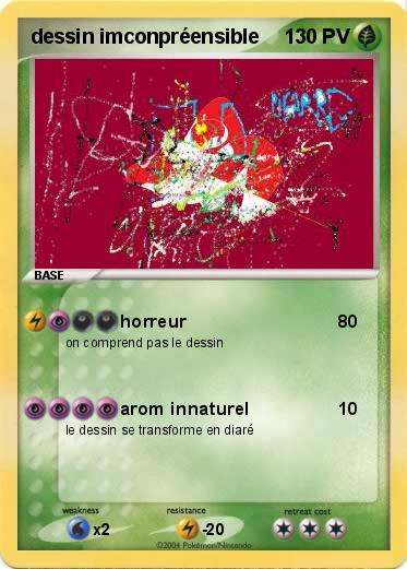 Pokemon dessin imconpréensible