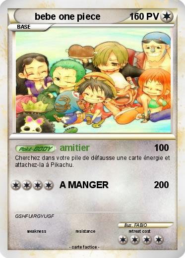 Pokemon bebe one piece