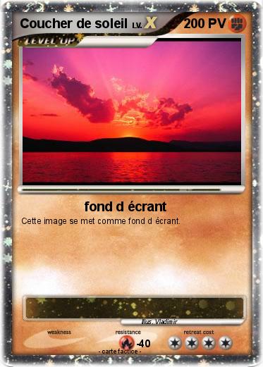 Pokemon Coucher de soleil